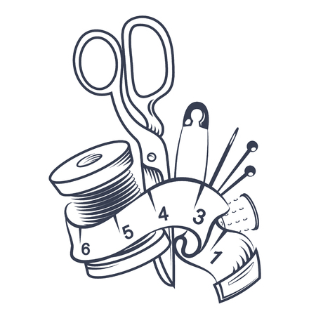 84347485-stock-vector-set-for-sewing-and-cutting-accessories-silhouette